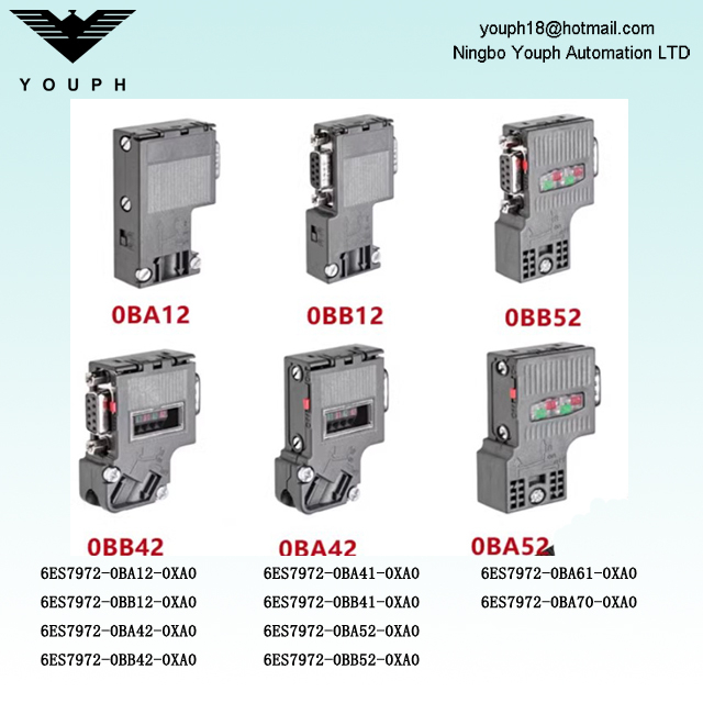 Connecteur Siemens DP 6ES7972 6ES7 972-0BB / 0BA / 52/42/41/12-0XA0