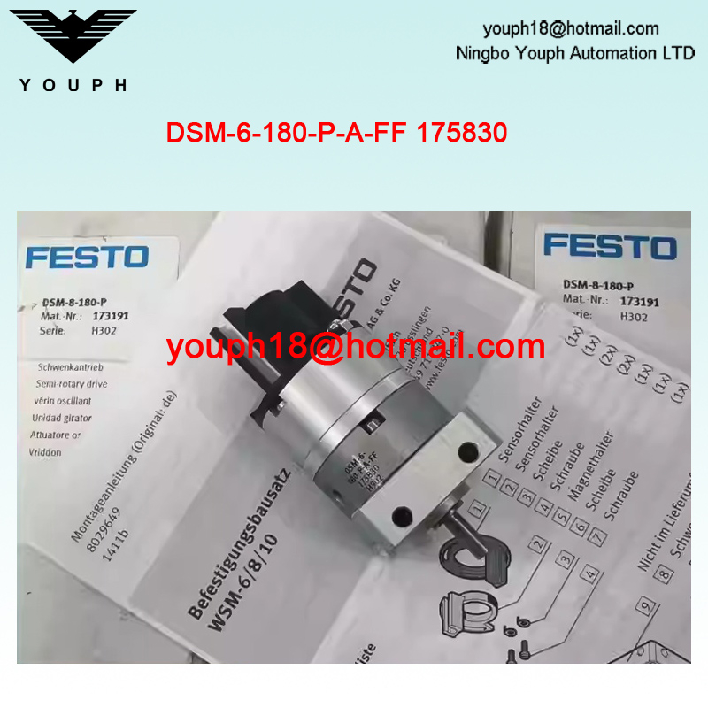 FESTO DSM-6-180-PA-FF 175830 Angle pivotant 180 ° DSM SEMI-ROTARY