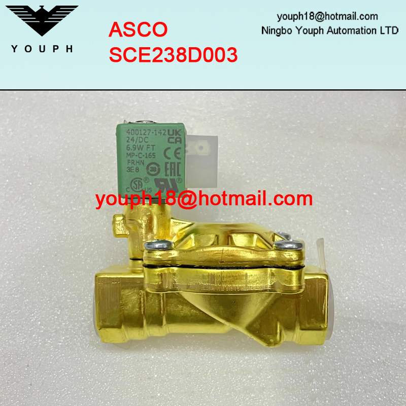 ASCO SCE238D003 DN15 Taille de l'orifice 15 mm normalement fermé 2/2