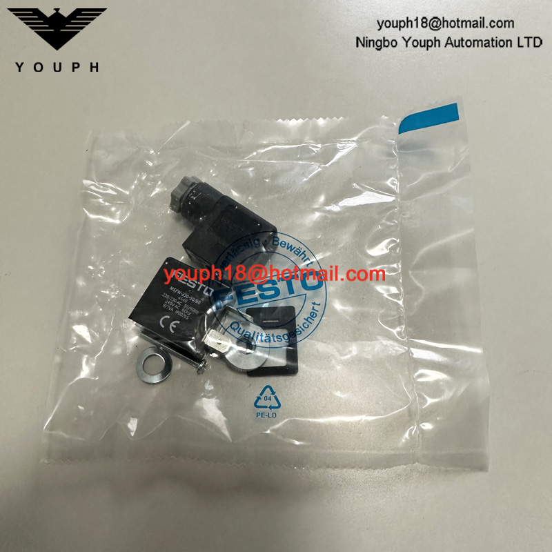 FESTO MSFW-230-50 / 60 4540 230V AC 50/60 HZ Tiger Valve MFH-5-1 / 4 Coil solénoïde