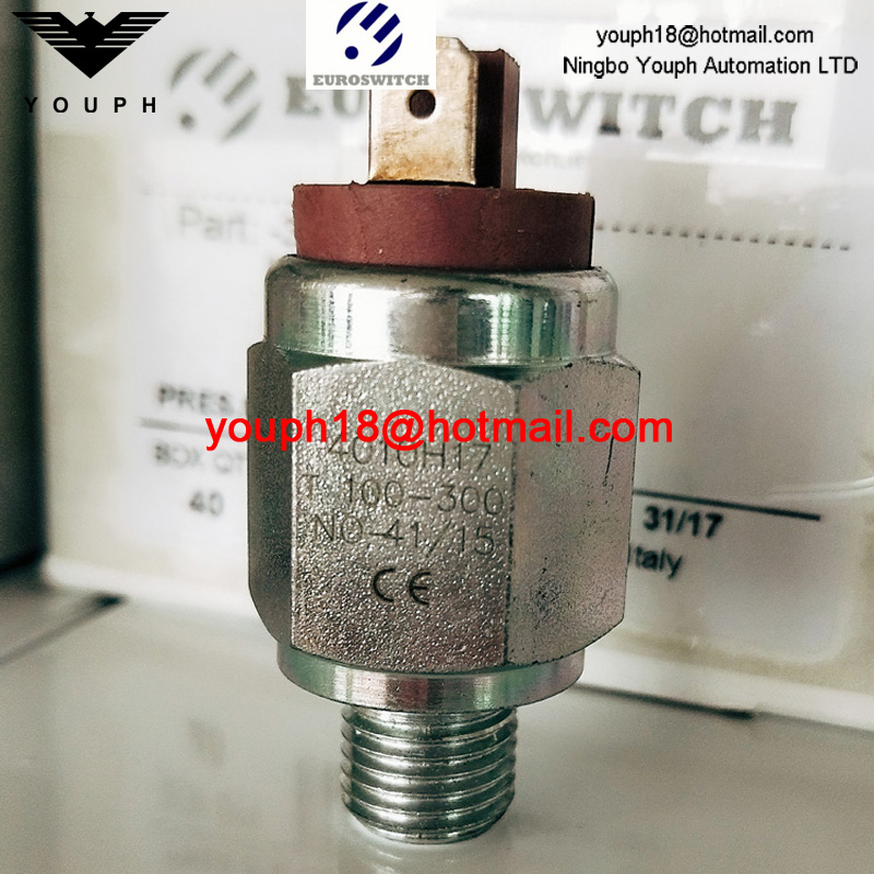 Euroswitch 4010H17 4020H17 40V10H17 40V20H17 T50-150 40 40V Interrupteur de pression de piston