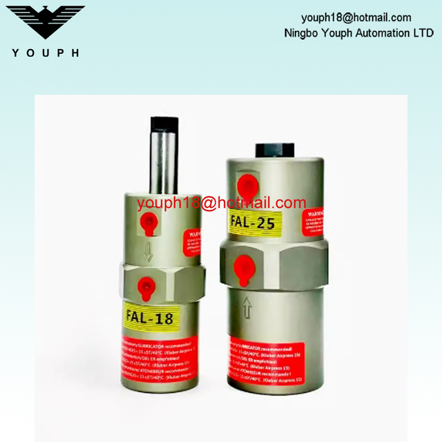 FAL-18 FAL-25 FAL-35 FAL Série FAL Vibrateur linéaire Pneumatic Piston Télescopic Straight Line Impact Vibrateur