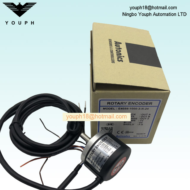 Autonics E40S6-1000-3-N-24 Encodeur rotatif incrémentiel
