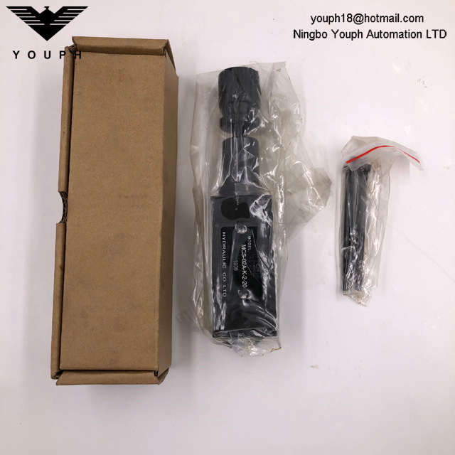 MCS-02A-K-2-20 MCS-02B-K-2-20 MHA-02 MHA-03 MHA-04 MHA-06 MHB-02 Valve hydraulique