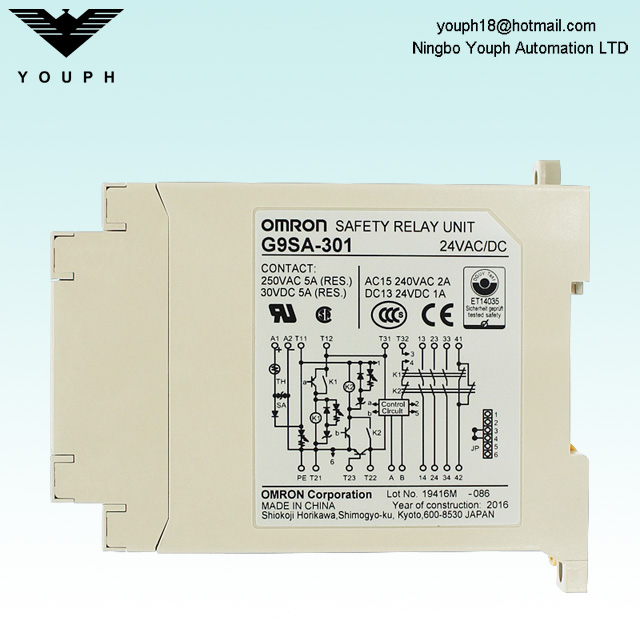 OMRON G9SA-301 G9SA-501 Relais de sécurité