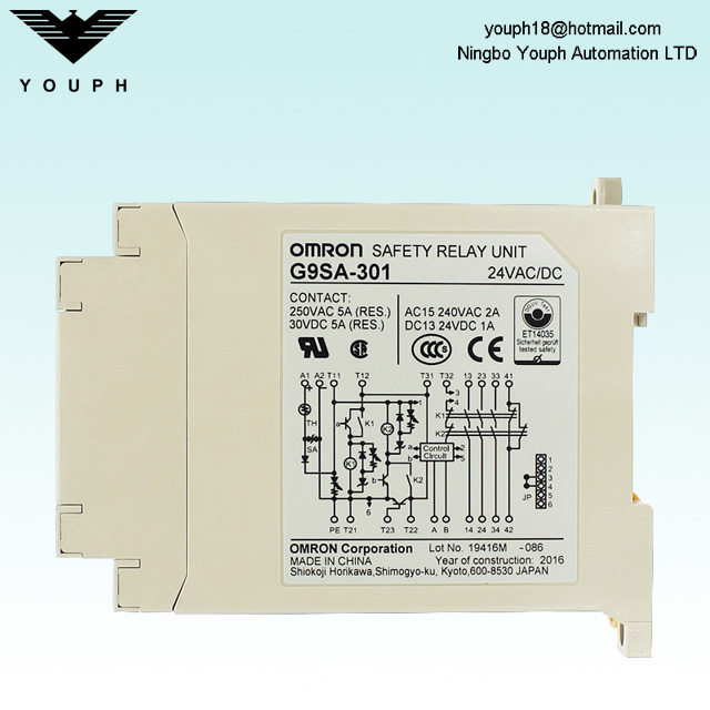 OMRON G9SA-301 G9SA-501 Relais de sécurité