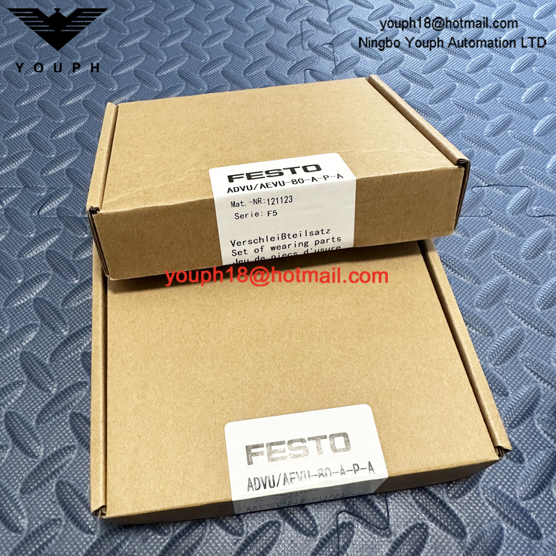 FESTO ADVU / AEVU- 80-A-PA 121123 AdvU Cylinder Set of Port Parts