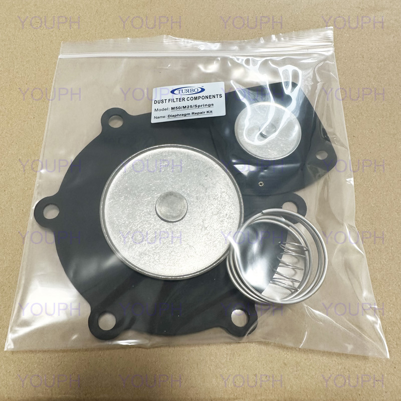 Turbo M50 M25 Valve à impulsion FP50 FM50 SQP50 SQM50 SQP60 2 'Diaphragm