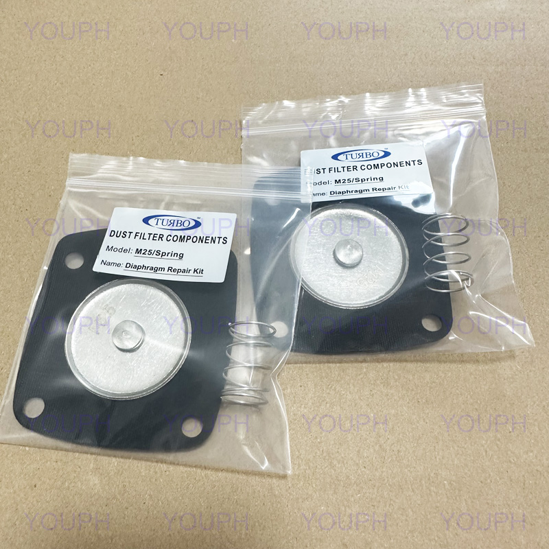 Turbo M25 Valve d'impulsion FP25 FM25 DP25 DM20 1 'Kit de réparation de diaphragme