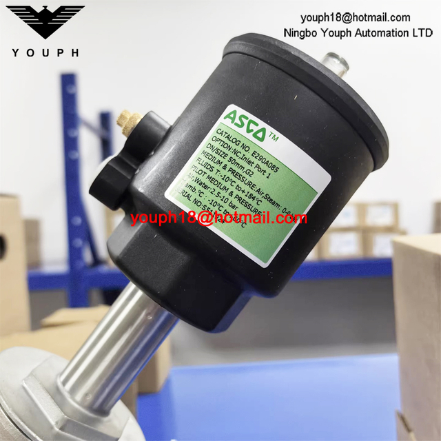 EMERSON ASCO E290A085 taille 50mm G2 'NC eau chaude vapeur en acier inoxydable vanne de siège angulaire