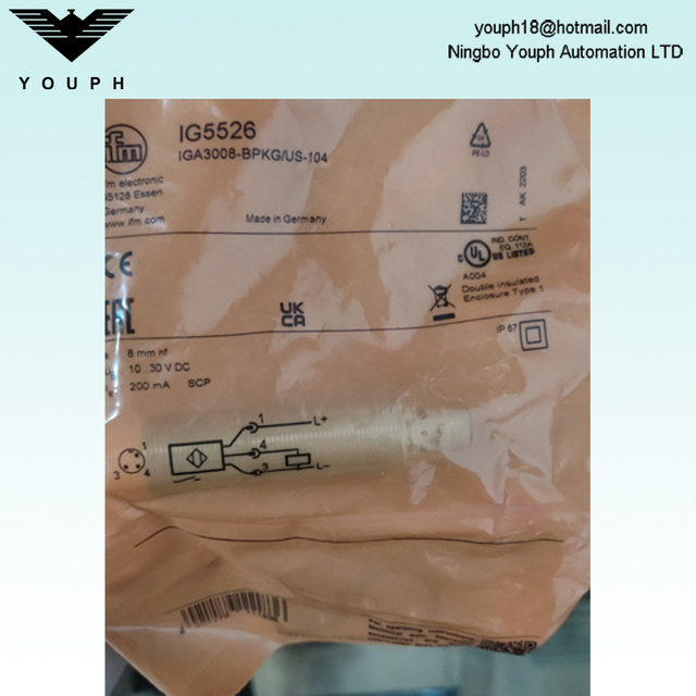 IFM IG5526 IGA3008-BPKG / US-104 Capteur inductif