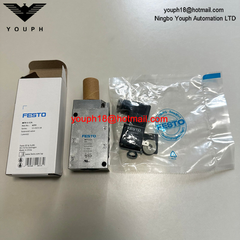 FESTO MFH-5-1 / 4 6211 G1 / 4 COIL 24VDC 110VAC 220VAC MFH SOLENOWSE