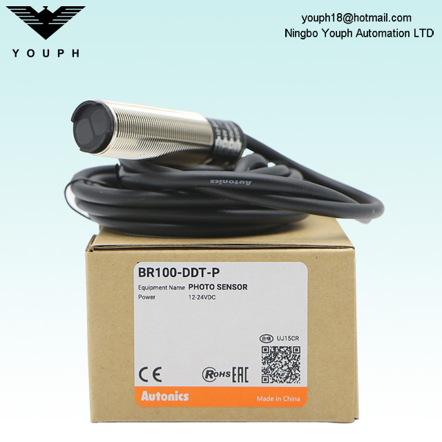 Autonics BR100-DDT-P BR100-DDT-CP Sensor photo cylindrique amélioré diffus amélioré