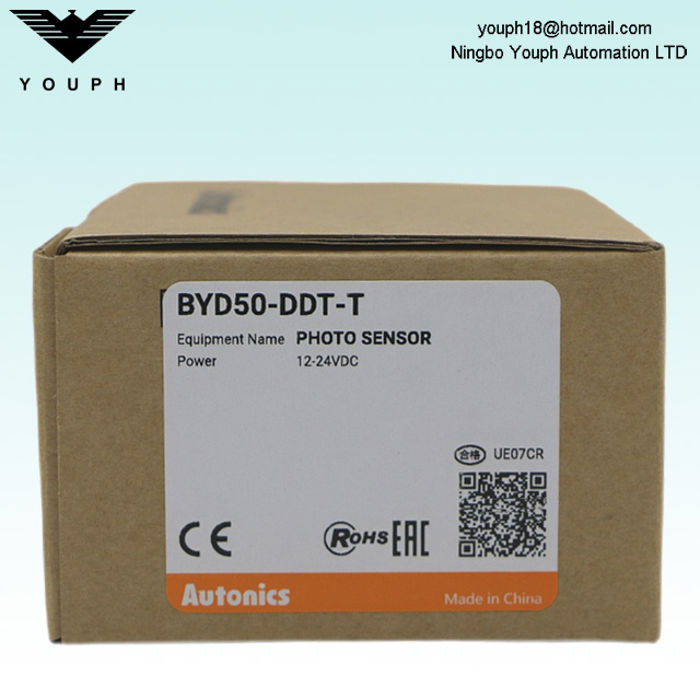 Autonics BYD50-DDT-U BYD50-DDT-T Capteur photoélectrique réflexive convergent