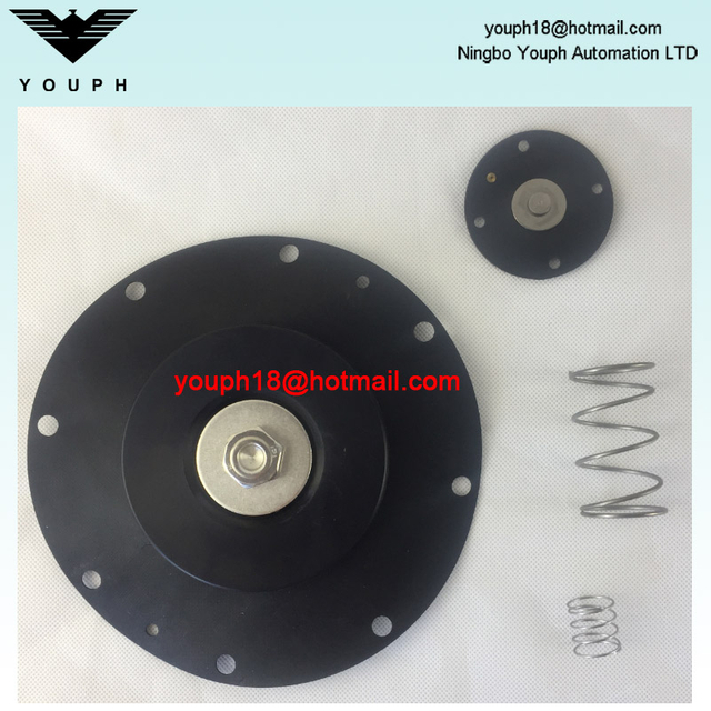 DMF-Y-102SA 3 1/2 'Soupape d'impulsion Springs Nitrile Viton Diaphragm Repair Kit