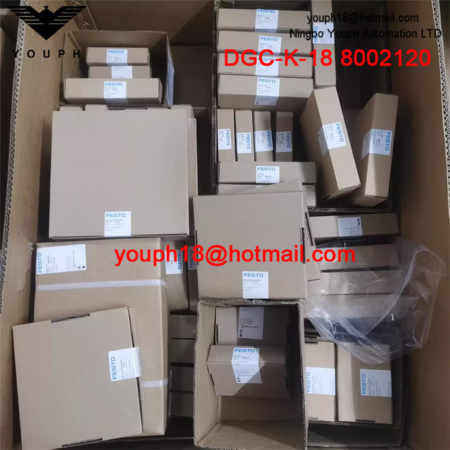 Festo DGC-K Linear Drive DGC-K-18 8002120 Ensemble cylindre de pièces de port