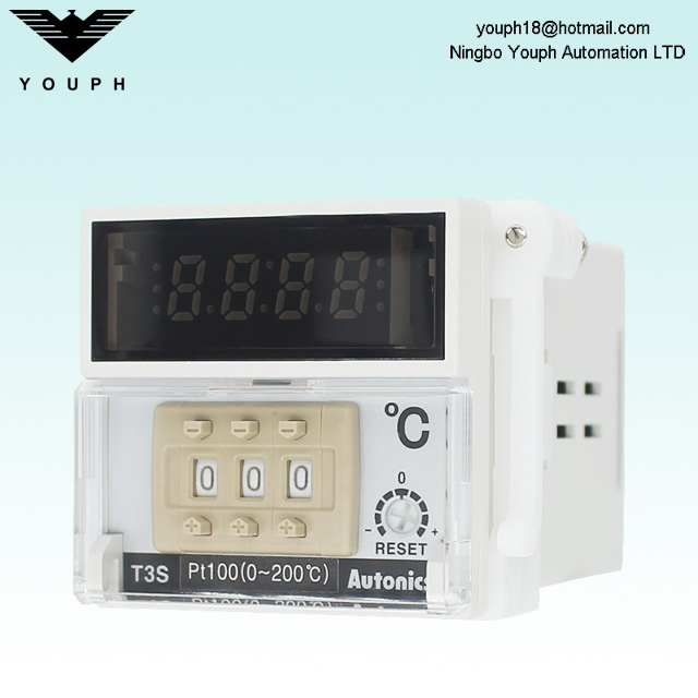 Autonics T3S-B4RP4C T3S-B4RP2C Type de commutateur de la roue de pouce Contrôleur de température
