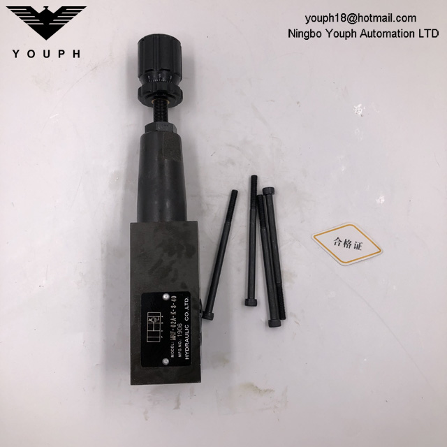 MRF-02A-K-3-40 MPR-02P-1-20 MBR-02A MBR-02B MBR-02P Valve hydraulique