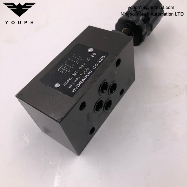 MT-02P-K-20 MT-02T-K-20 MT-03P-K-20 MT-03T-K-20 Valve hydraulique