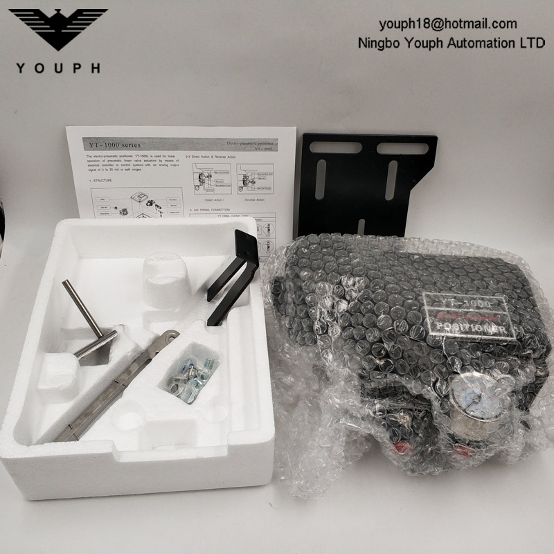 YTC YT-1000L Positionner électro pneumatique linéaire à double action