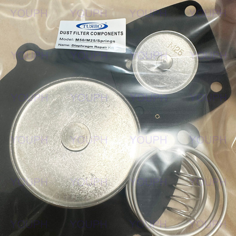 Turbo M50 M25 Valve à impulsion FP50 FM50 SQP50 SQM50 SQP60 2 'Diaphragm