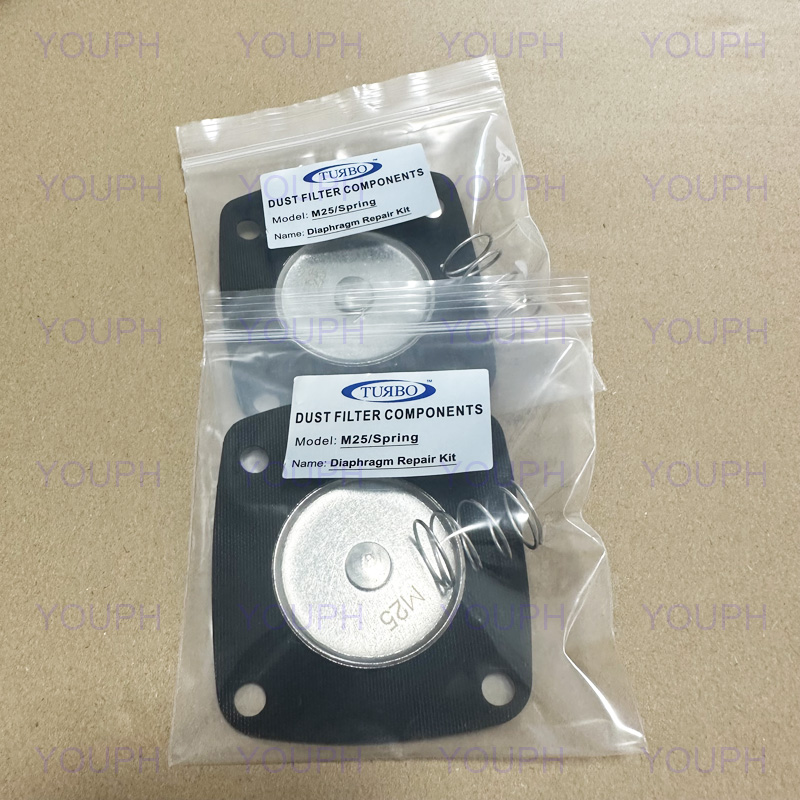 Turbo M25 Valve d'impulsion FP25 FM25 DP25 DM20 1 'Kit de réparation de diaphragme