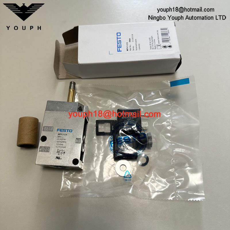 FESTO MFH-3-1 / 4 9964 avec bobine DC24V AC230V Tiger classique monostable Solenoïde