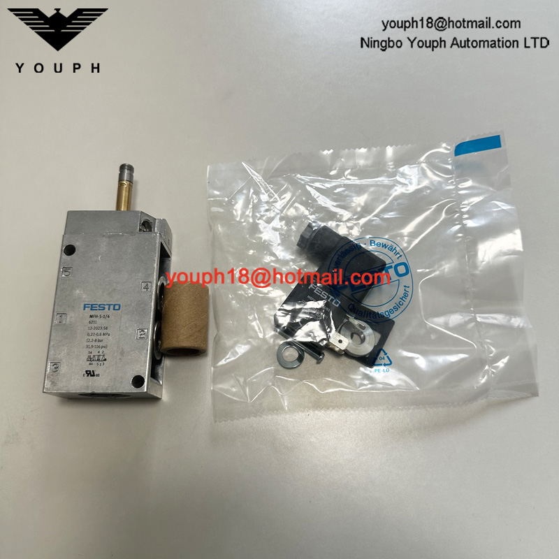 FESTO MFH-5-1 / 4 6211 G1 / 4 COIL 24VDC 110VAC 220VAC MFH SOLENOWSE