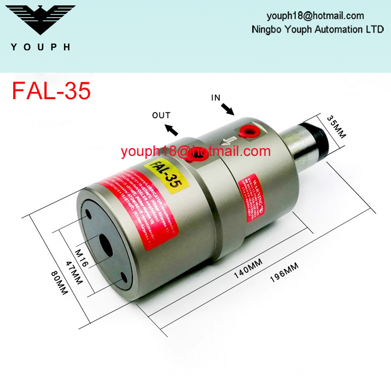 FAL-18 FAL-25 FAL-35 FAL Série FAL Vibrateur linéaire Pneumatic Piston Télescopic Straight Line Impact Vibrateur