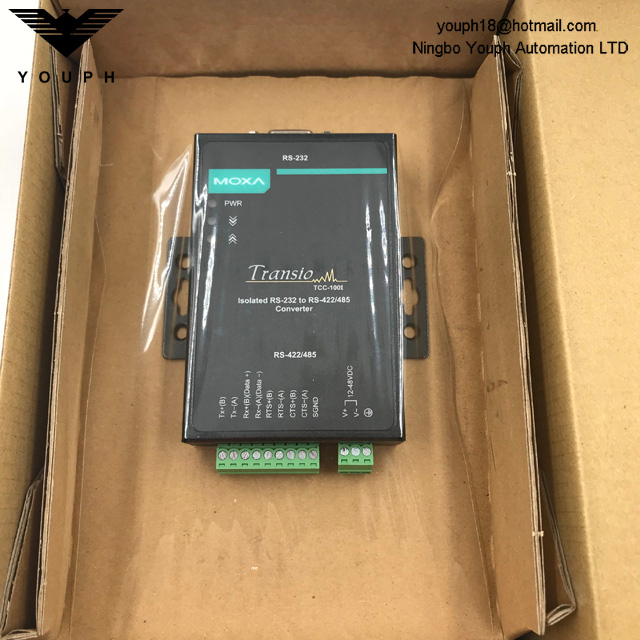 MOXA TCC-100I V2.2.1 RS-232 isolé à RS-422/485 Convertisseur bidirectionnel