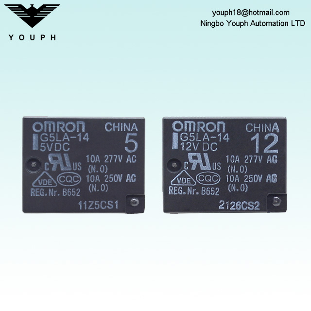OMRON G5LA-14 G5LE-14 5VDC 12VDC 24VDC 10A5 Relais