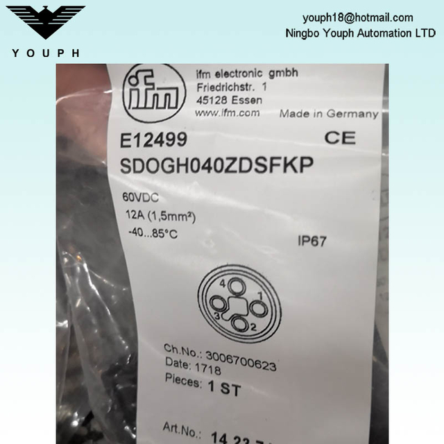 IFM E12499 SDOGD040ZDSFKP E12499 PIOLIE DE REFORMATION