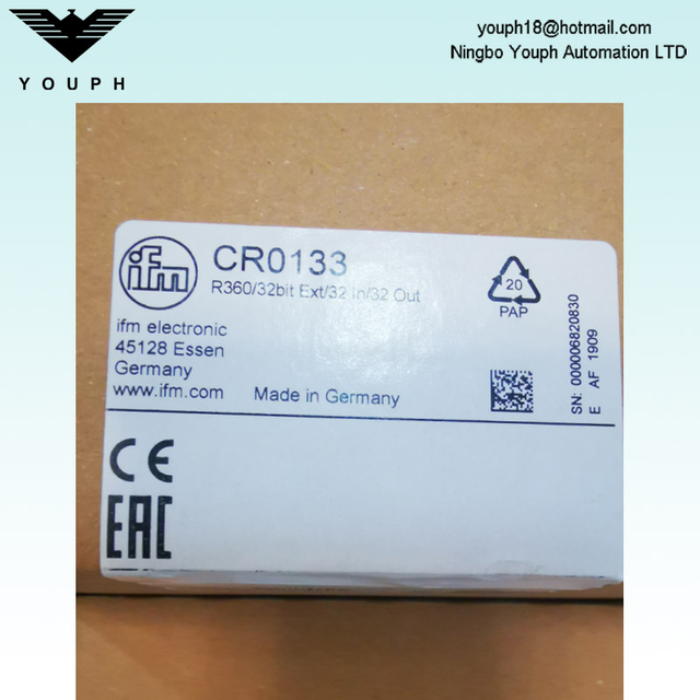Machines mobiles IFM CR0133 R360 / 32BIT EXT / 32 IN / 32 CONTRIBULATEUR DE PROGRAMMABLE