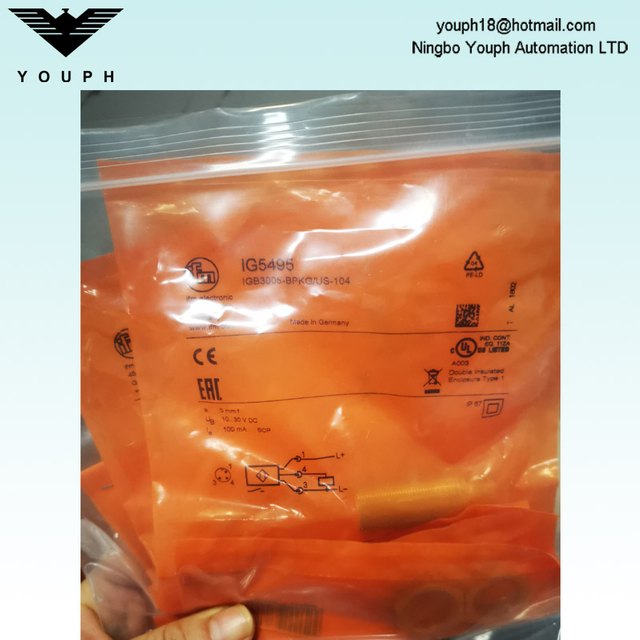 IFM IG5495 IGB3005-BPKG / US-104 Capteur inductif