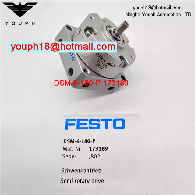 Festo DSM-6-180-P 173189 Angle pivotant 180 ° DSM Cylindre pneumatique rotatif