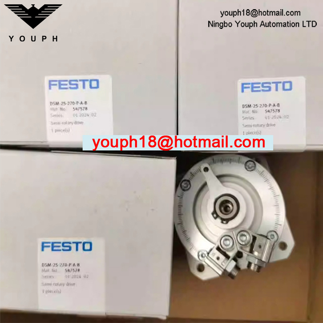 FESTO DSM-25-270-PAB 547578 Composants d'amortissement élastiques Spigot Spigot Semi-Rotary Drive