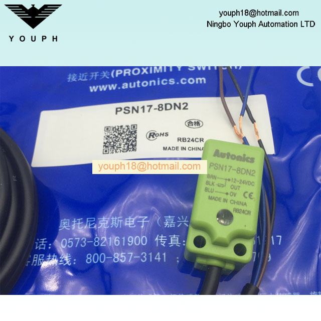 Autonics PSE17-8DN2 côté avant Commutateur de proximité fermé normal
