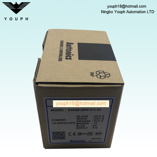 Autonics E40S6-2000-3-V-24 Encodeur rotatif incrémentiel