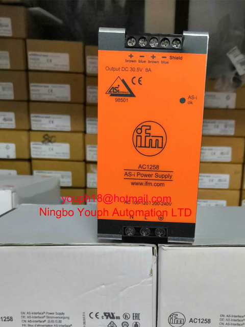 IFM Electronic AC1258 PSU-1AC ASI-8A ASSEMBLE AS-I ALIMENTATION