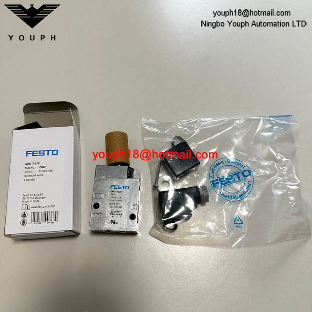 FESTO MFH-3-1 / 8 7802 G1 / 8 'avec bobine 24VDC 220VAC TIGER Classic Pneumatic Valve