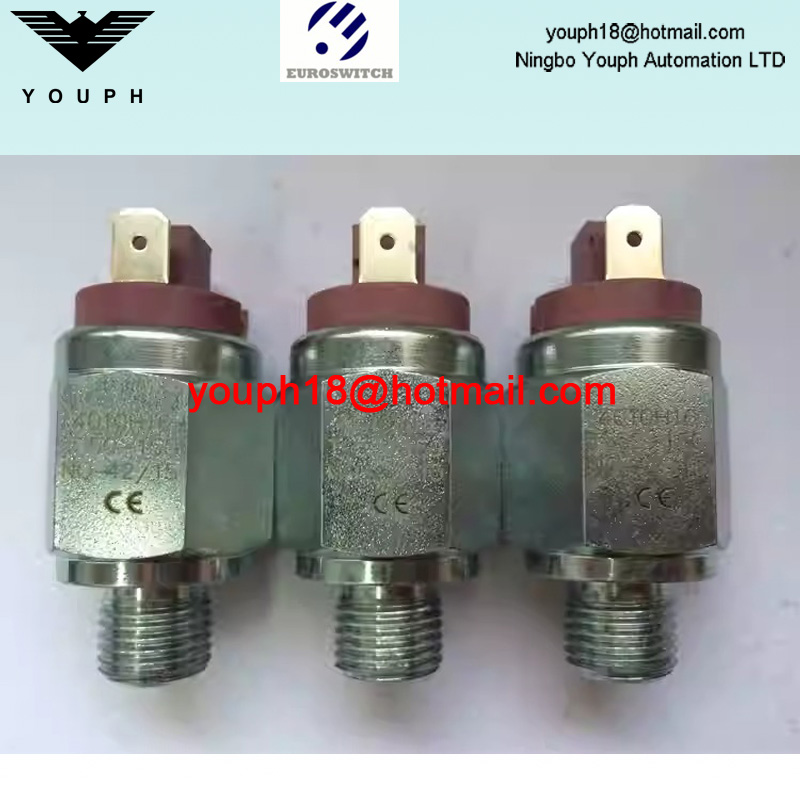 Euroswitch 4010H16 4020H16 40V10H16 40V20H16 T50-150 40 40V Interrupteur de pression de piston