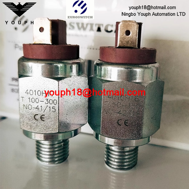 Euroswitch 4010H17 4020H17 40V10H17 40V20H17 T50-150 40 40V Interrupteur de pression de piston