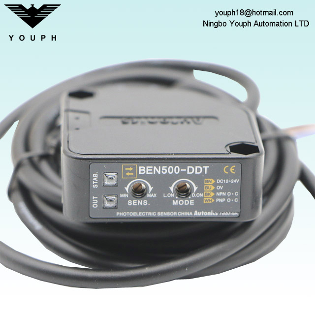 Autonics Ben500-DDT AC / DC Type de boîtier de taille moyenne Interrupteur de proximité réfléchissante diffuse