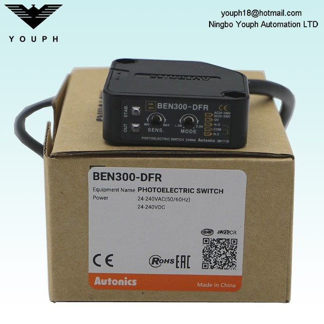 Autonics Ben300-DFR interrupteur de proximité réfléchissante diffuse