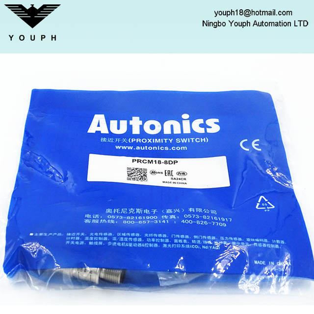 Autonics PRCM18-8DP PRCM18-8DN CONNECTEUR CYLINDRIQUE CAPTEUR DE PROXIMITÉ