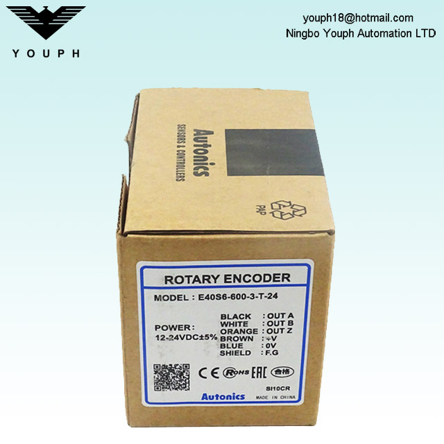 Autonics E40S6-600-3-T-24 Encodeur rotatif incrémentiel