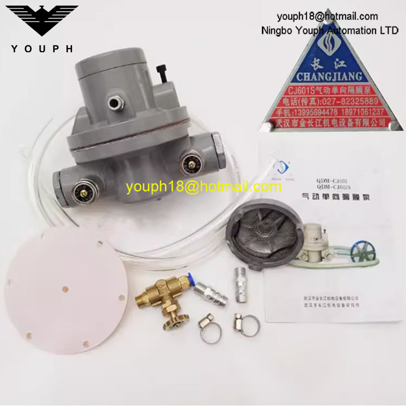 Changjiang QDM-CJ601S Machine d'impression couleur Machine de colle à la corrosion Corrosion résistant à la pompe à diaphragme pneumatique résistant 