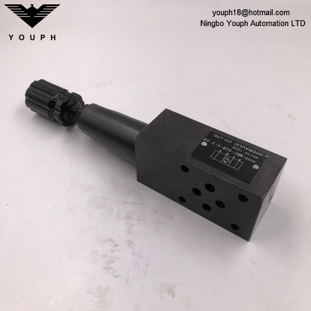 MRF-02B-K-2-40 MCS-02B-K-2-20 Valve hydraulique