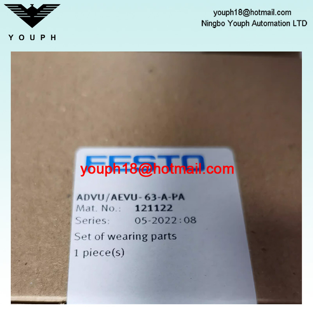 FESTO ADVU / AEVU- 63-A-PA 121122 CYLINDER SET de pièces de port