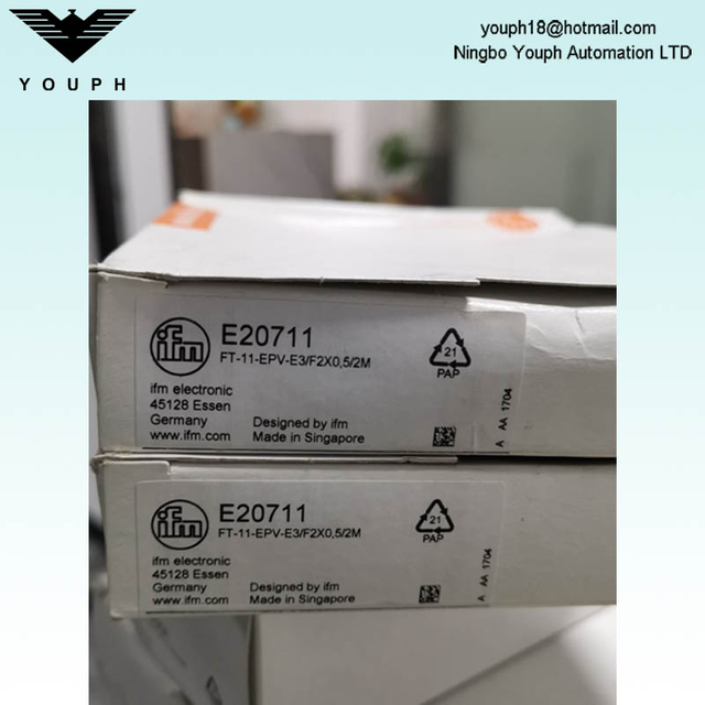 IFM E20711 FT-11-EPV-E3 / F2X0,5 / 2M Capteur de réflexion diffus à fibre optique